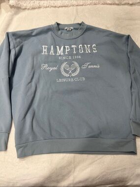 Better Together Blue Hamptons Royal Tennis Crewneck